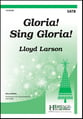 Gloria! Sing Gloria! SATB choral sheet music cover